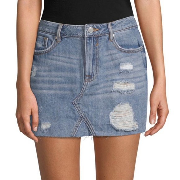 Vigoss Dresses & Skirts - VIGOSS Jagger Denim Mini Skirt NWT